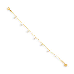 Dainty Crystal Drop Bracelet - EVRYJEWELS
