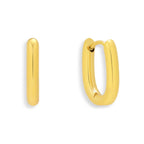 Bold Oval Hoop Earrings - EVRYJEWELS