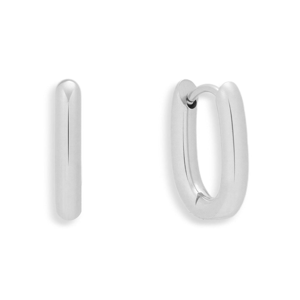 Bold Oval Hoop Earrings - EVRYJEWELS
