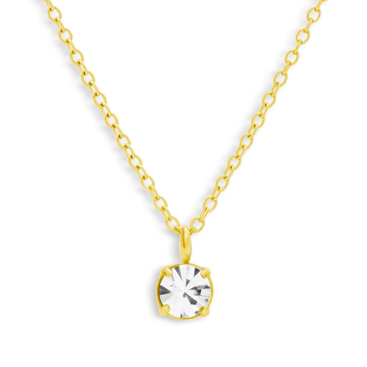 Solitaire Crystal Necklace - EVRYJEWELS
