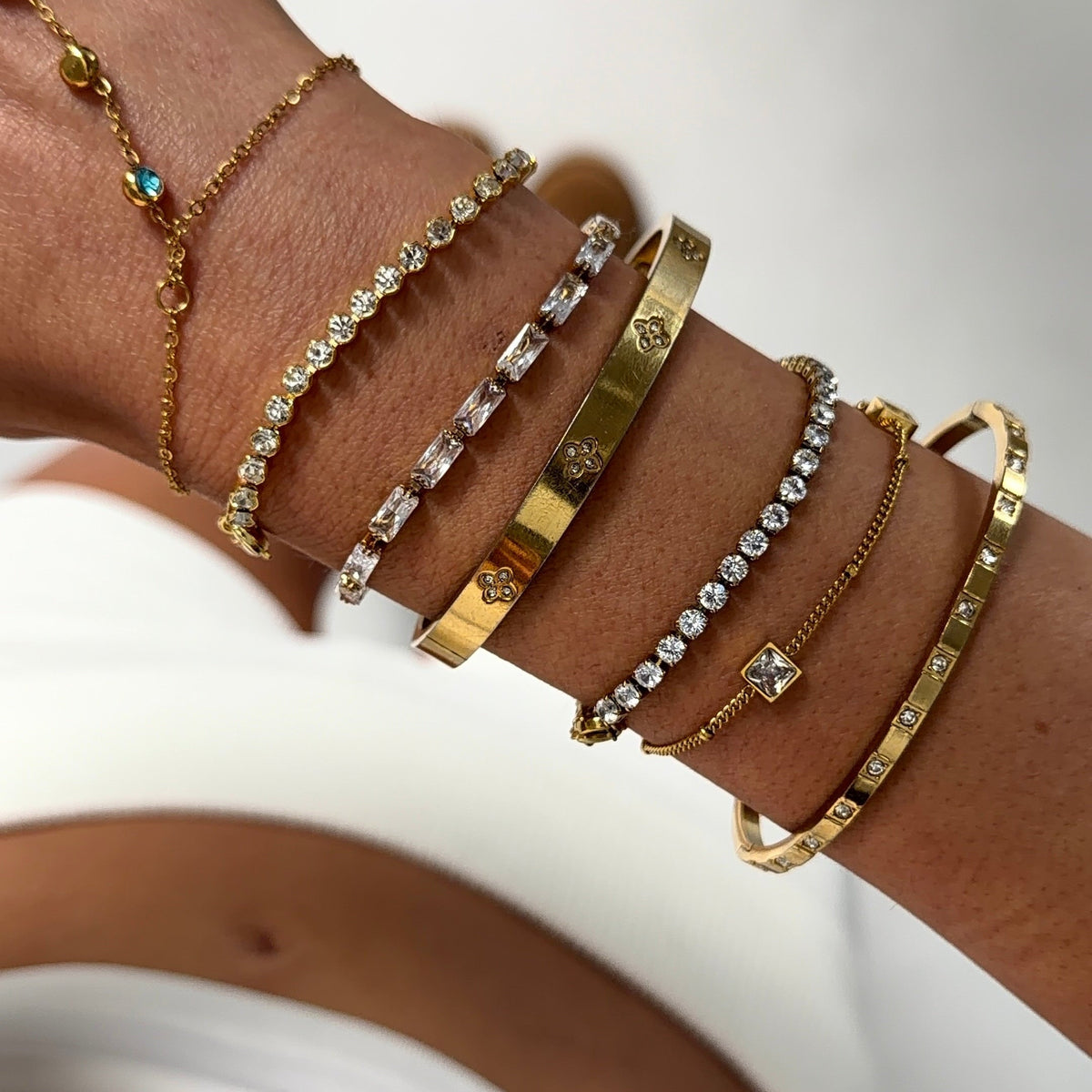 Princess Crystal Station Bracelet