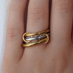 Cuffed Stacked Ring - EVRYJEWELS