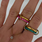 Evergreen Stacked Ring