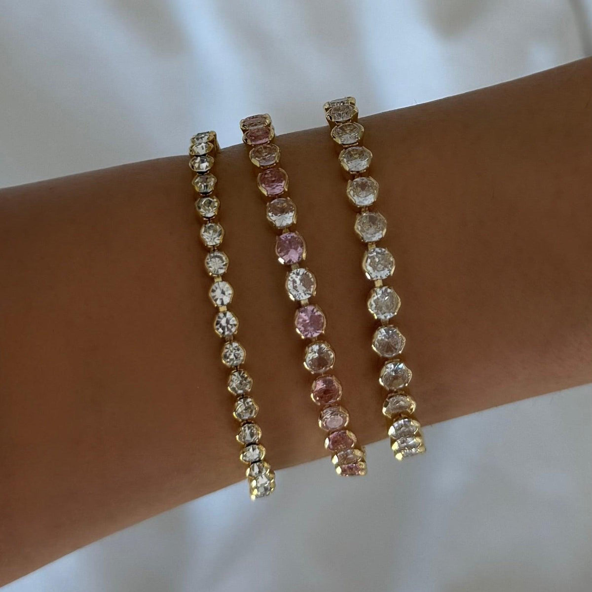 High-Shine Tennis Bracelet