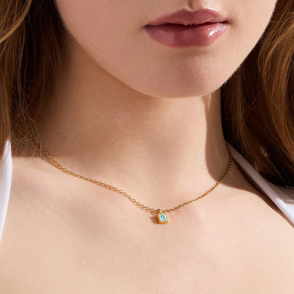 Faye Birthstone Necklace