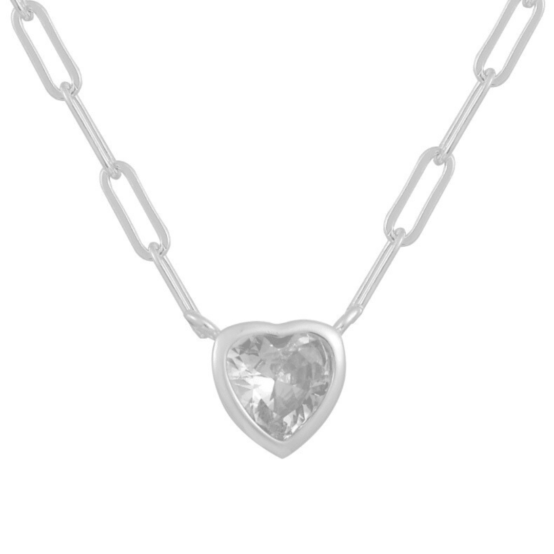 Heart in Chains Necklace