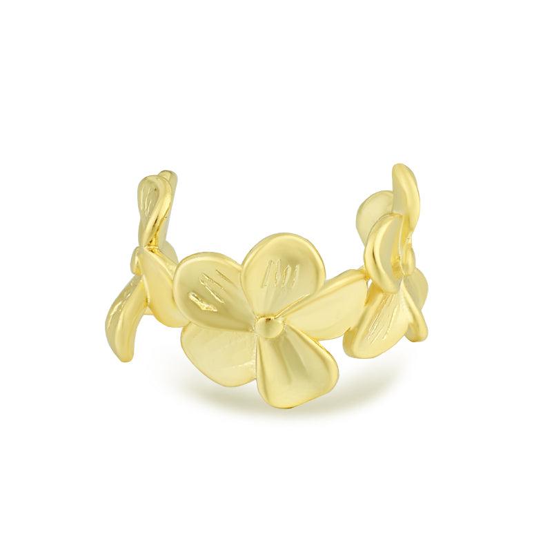 Hibiscus Ear Cuff - EVRYJEWELS