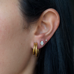 Double Hoop Earrings - EVRYJEWELS