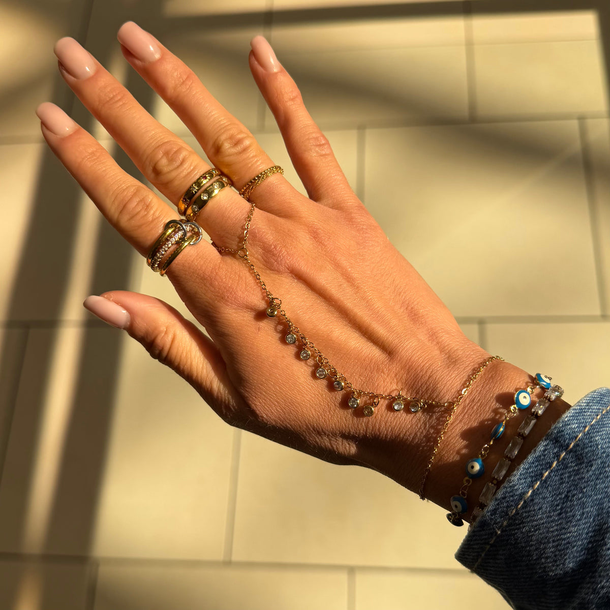 Twilight Drops Hand Chain