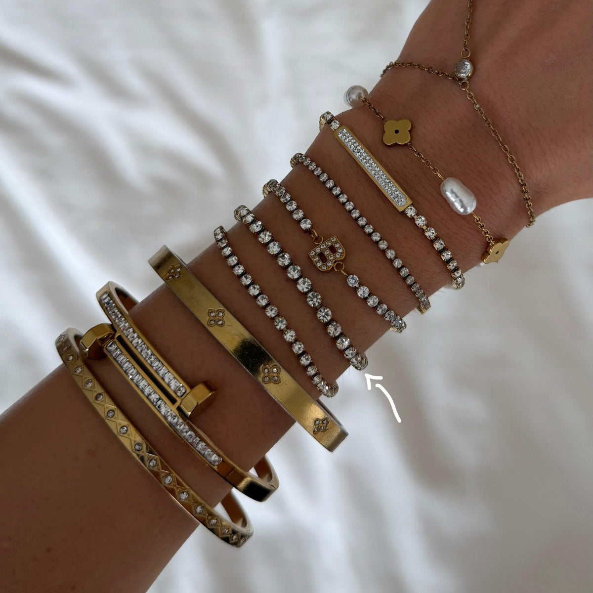Radiant Row Bangle