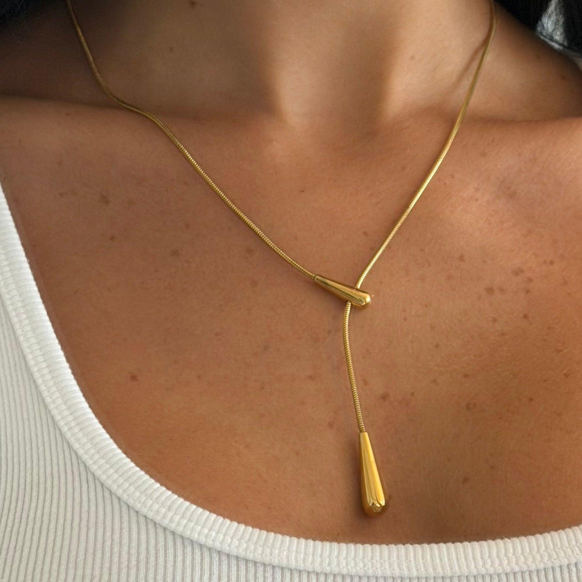 Leah Lariat Necklace - EVRYJEWELS