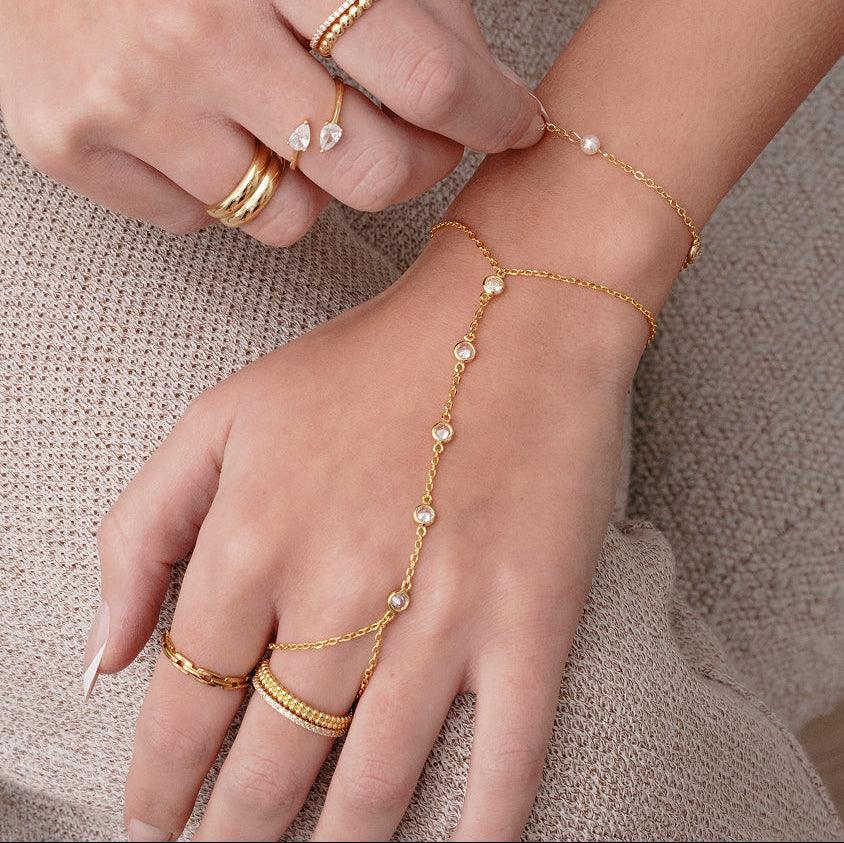 Pearl & Diamond Bracelet - EVRYJEWELS