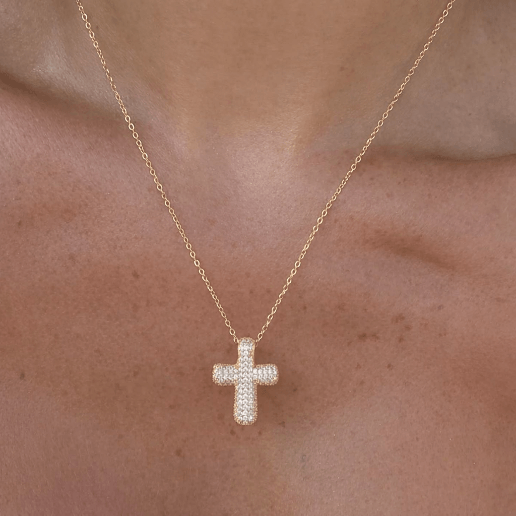 Forever Blessed Cross Necklace - EVRYJEWELS