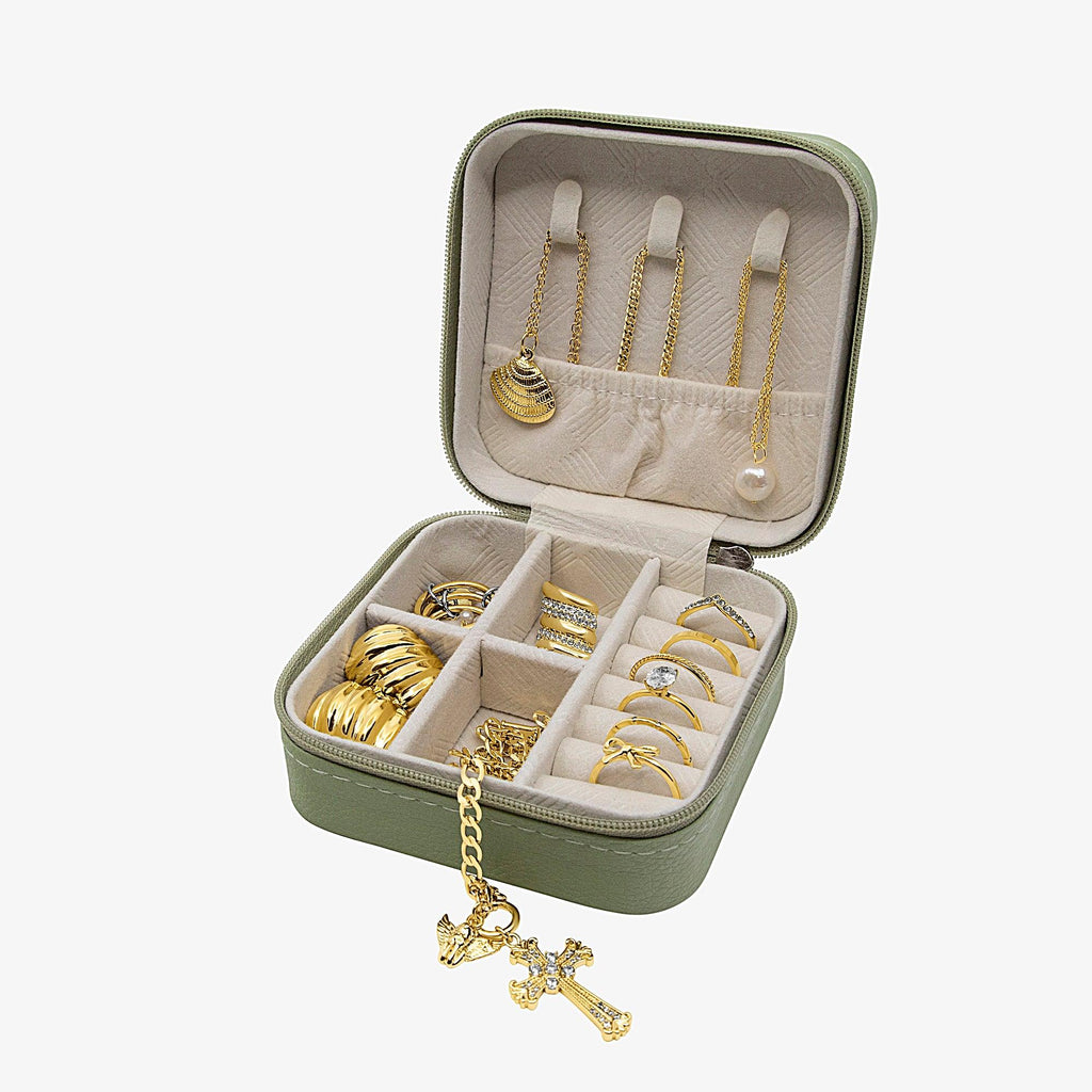 Compact Travel Jewelry Case