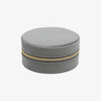 Round Velvet Travel Jewelry Case